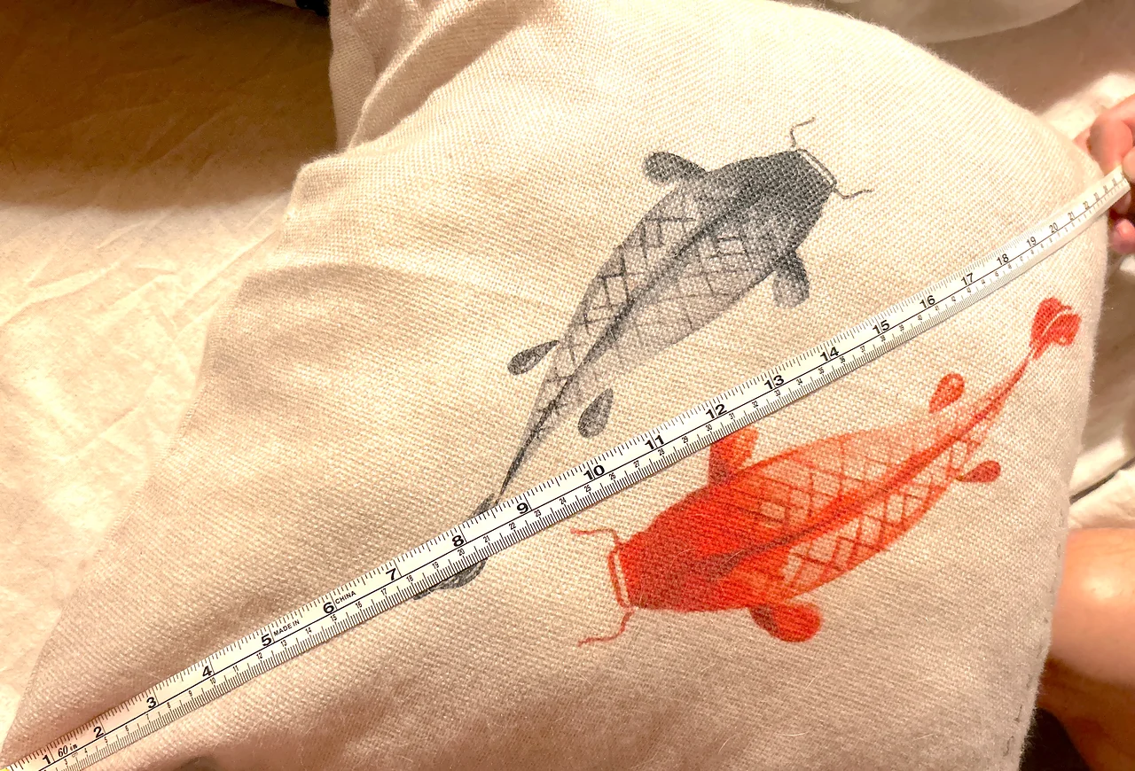 ▲いつも使っているクッションのサイズは……？